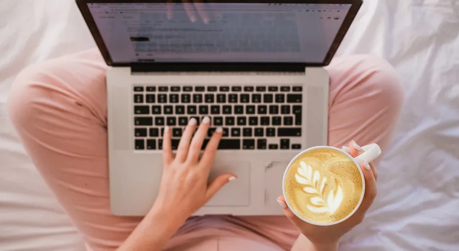 Introvert entrepreneur working quietly
